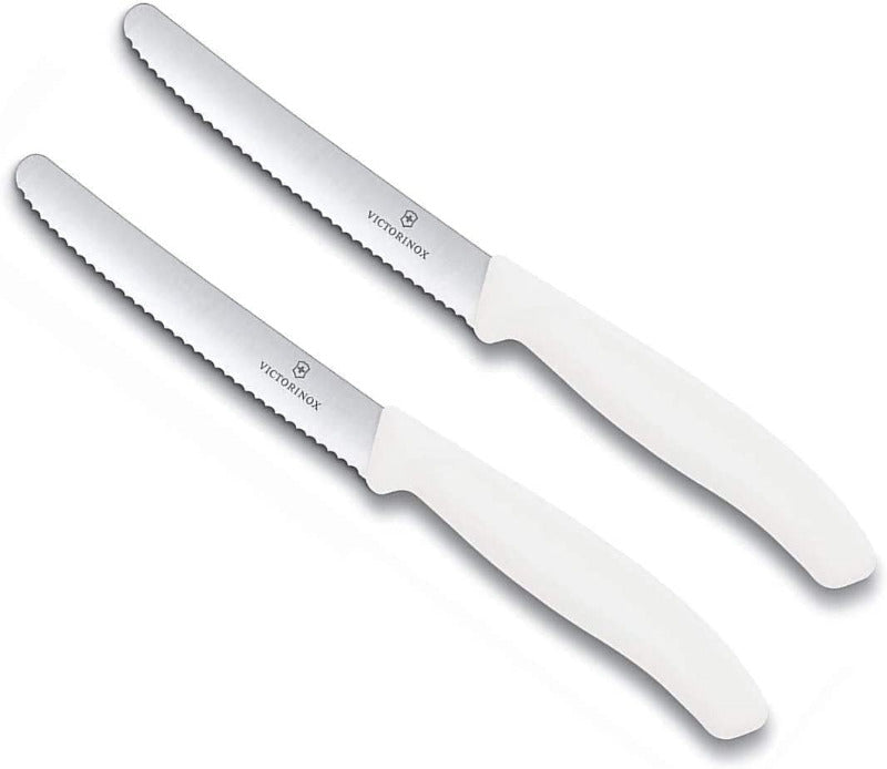 Victorinox 6-Piece Swiss Classic Table Knife Set | Wavy Edge | Multi-Color | Swiss Made
