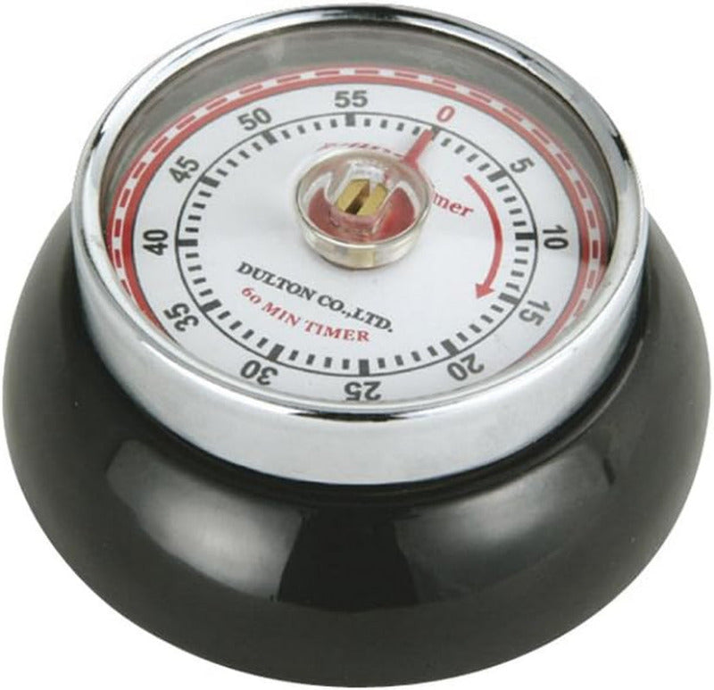 ZASSENHAUS Speed Kitchen Timer – Analog Countdown Clock with Alarm (White)