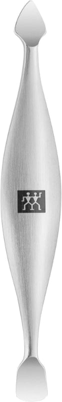 ZWILLING Premium Cuticle Pusher & Nail Cleaner – 125 mm, Double-Ended | Silver