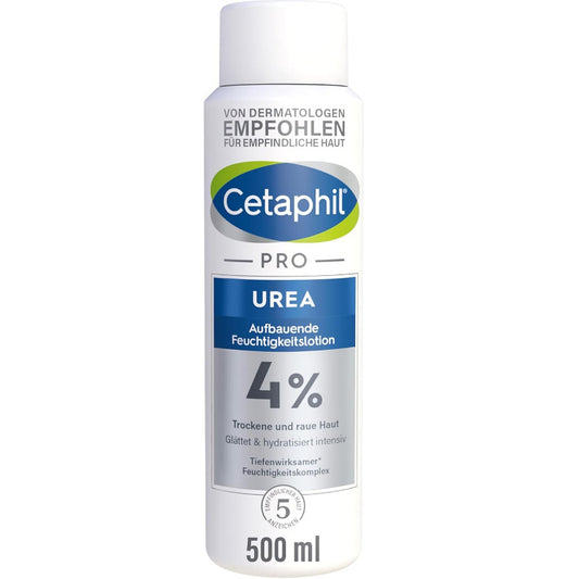 CETAPHIL PRO Urea 4% Moisturizing Body Lotion – 500ml | Deep Hydration for Dry & Rough Skin