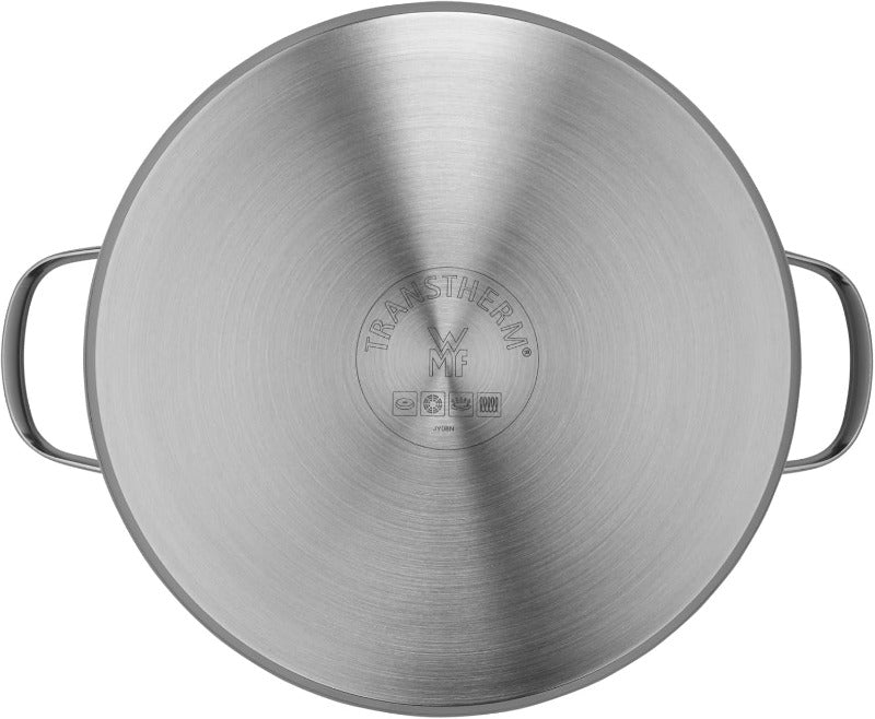 WMF Provence Plus Stockpot – 24 cm, 8.8L Induction & Oven Safe with Glass Lid