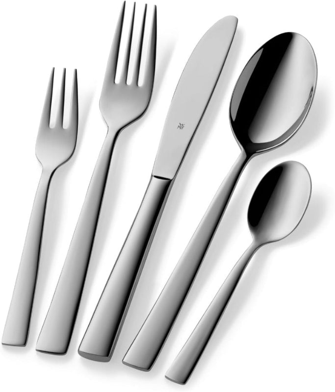 WMF Philadelphia Cutlery Set – 60-Piece for 12 People Polished Cromargan Stainless Steel