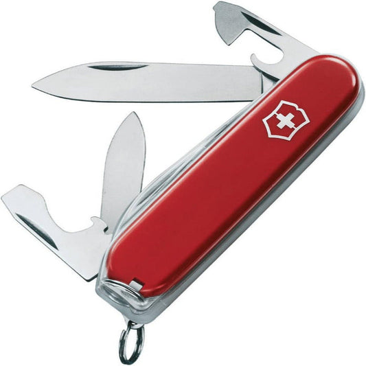 VICTORINOX Swiss Army Knife - Recruit Multitool with 10 Functions | Compact & Versatile