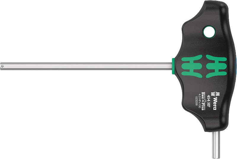 Wera 05023453001 454/7 HF Set 2, Quergriff-Schraubendreher-Satz, 7-Teilig Schwarz Hex-Plus - Metrisch