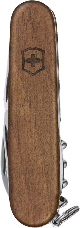 Victorinox Spartan Wood Swiss Army Knife – Elegant Multitool Pocket Knife with 10 Functions
