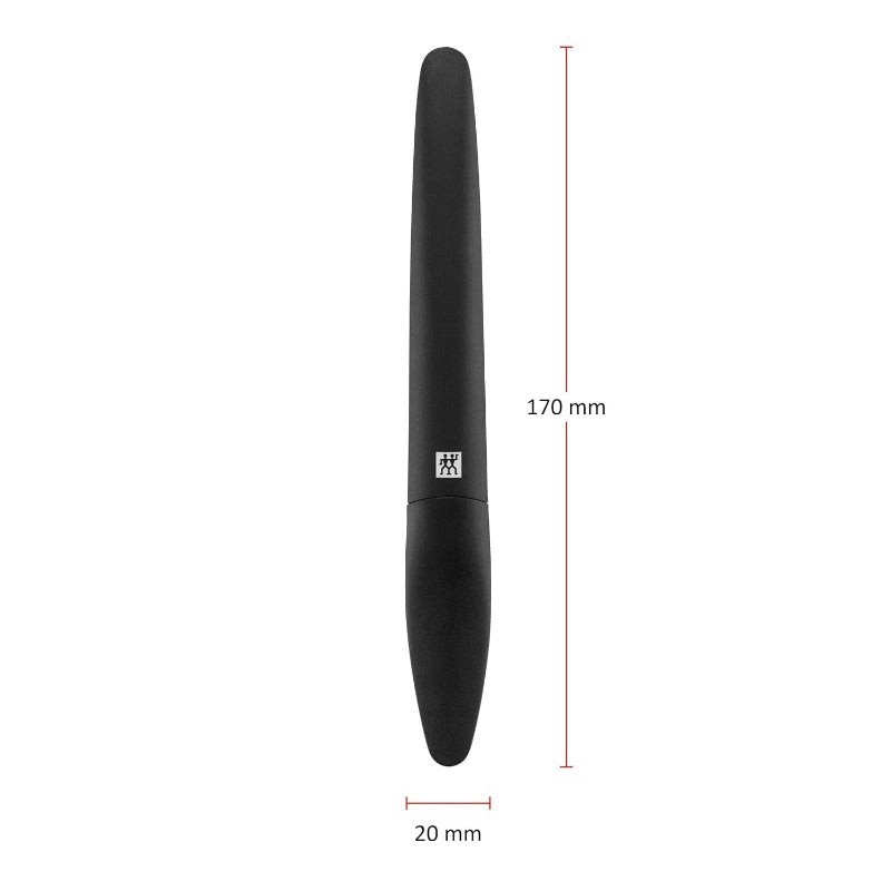 ZWILLING Ceramic Nail File – 170 mm, Dual-Grit, with Cap, Premium Black