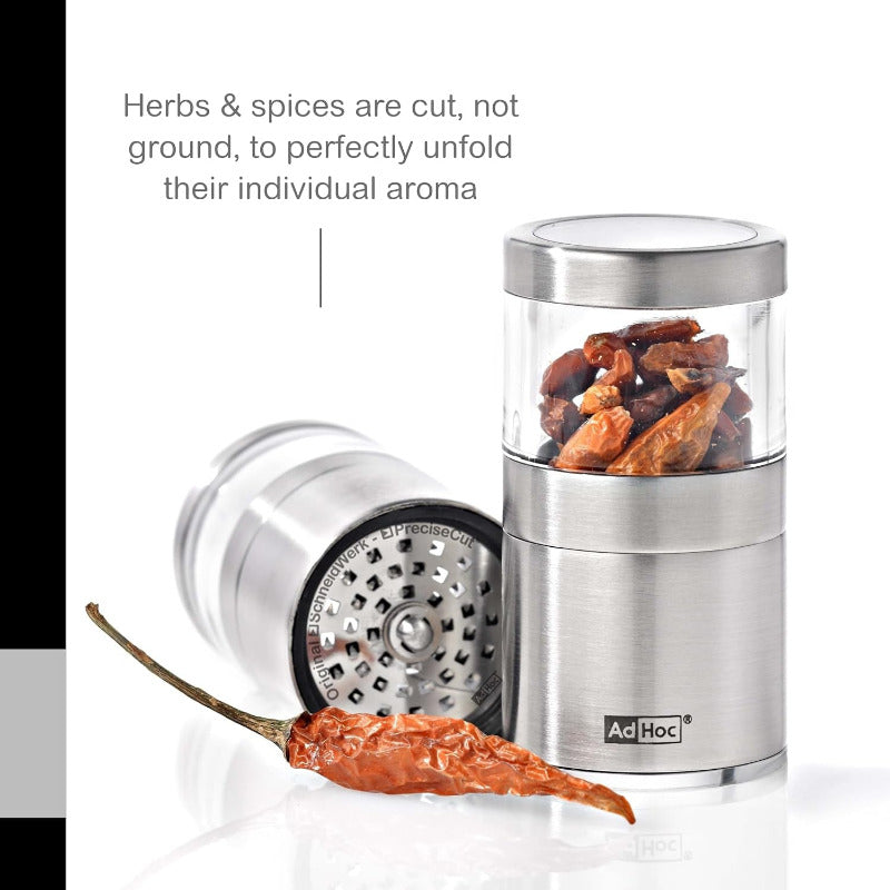 ADHOC MP206 VOYAGE Mini Chili & Spice Cutter – Stainless Steel / Acrylic
