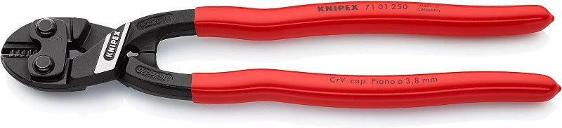 KNIPEX Cobolt Compact Bolt Cutter 200mm – Slim Multi-Component Grips, Black Atramentized | 71 02 200