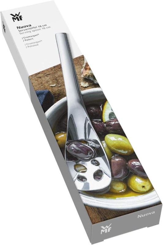 WMF Nuova Perforated Serving Spoon 16 cm – Olive & Caper Spoon