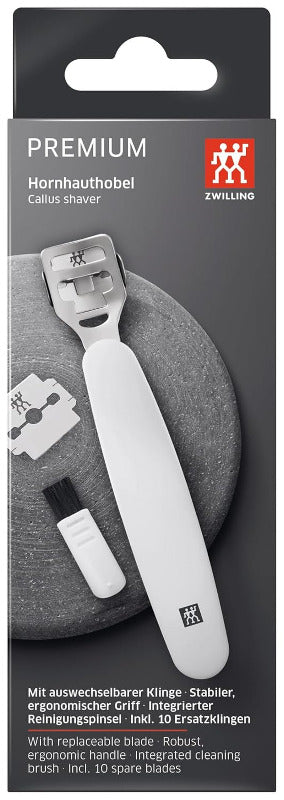 ZWILLING Callus Plane Premium Callus Remover with 10 Replacement Blade