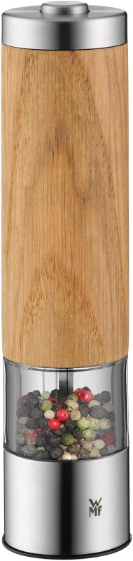 WMF Ceramill Electric Mill – 21.5 cm Oak Wood & Cromargan® Stainless Steel
