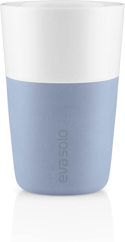 EVA SOLO | 2 Espresso Becher | 80 Ml | Gut Zu Halten Durch Silikonbeschichtung | Spülmaschinenfest | Carbon Schwarz