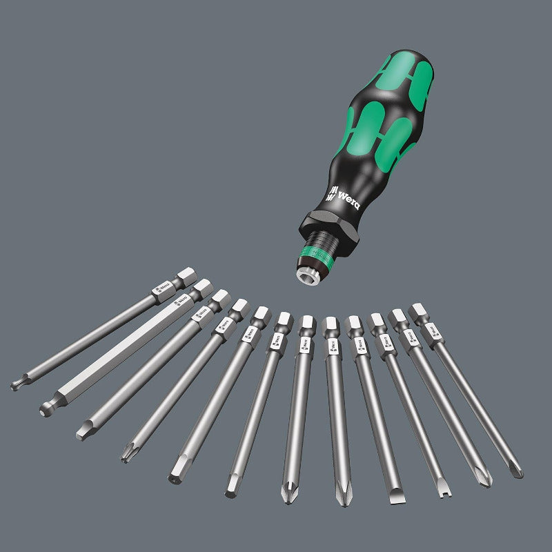 WERA Kraftform Kompakt 60 Multi‑Bit Set – 17 Pieces (05059295001)