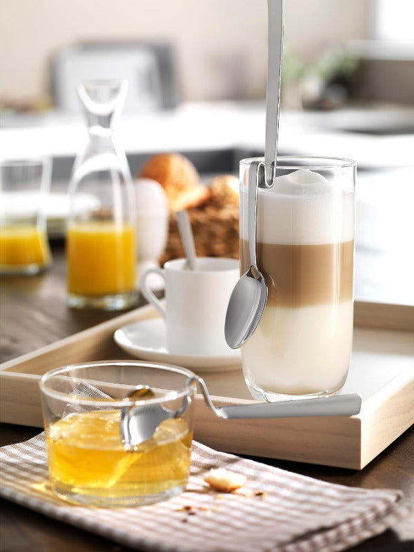 ZWILLING Dinner Latte Macchiato Spoon Set – 6-Piece | 18/10 Stainless Steel, 19 cm Long Coffee Spoons, Polished Finish