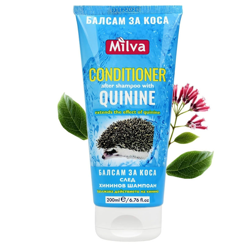 Milva Chinine Shampoo Gegen Haarausfall 500Ml | Für Besseres Haarwachstum, Haarausfall-Shampoo Für Männer Und Frauen, Haarwuchsmittel Haarshampoo Mit Chinin, Haarpflege Für Mehr-Haare Auf Dem Kopf