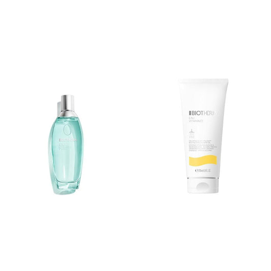 Biotherm Eau Pure Eau De Toilette + Eau Vitaminee Shower Gel Set