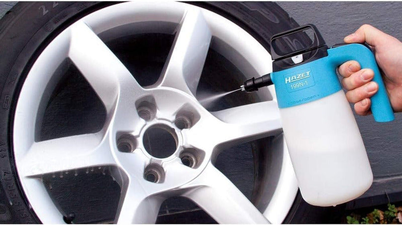 HAZET Pumpsprühflasche 199N-1 - Sprühflasche Zur Desinfektion Von Flächen, Gekapselter Pumpmechanismus, Besonders Hohe Beständigkeit Gegen Chemikalien, 1 L Nutzinhalt
