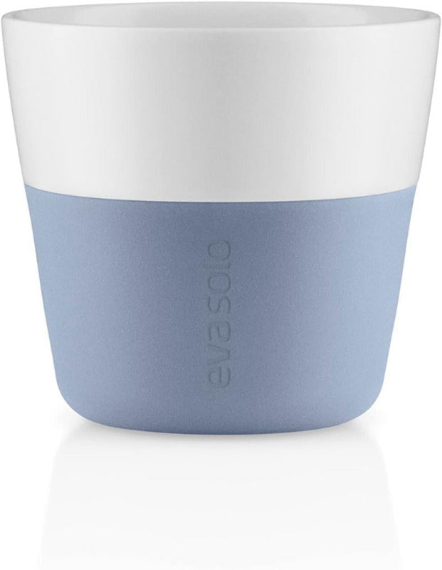 EVA SOLO | 2 Espresso Becher | 80 Ml | Gut Zu Halten Durch Silikonbeschichtung | Spülmaschinenfest | Carbon Schwarz