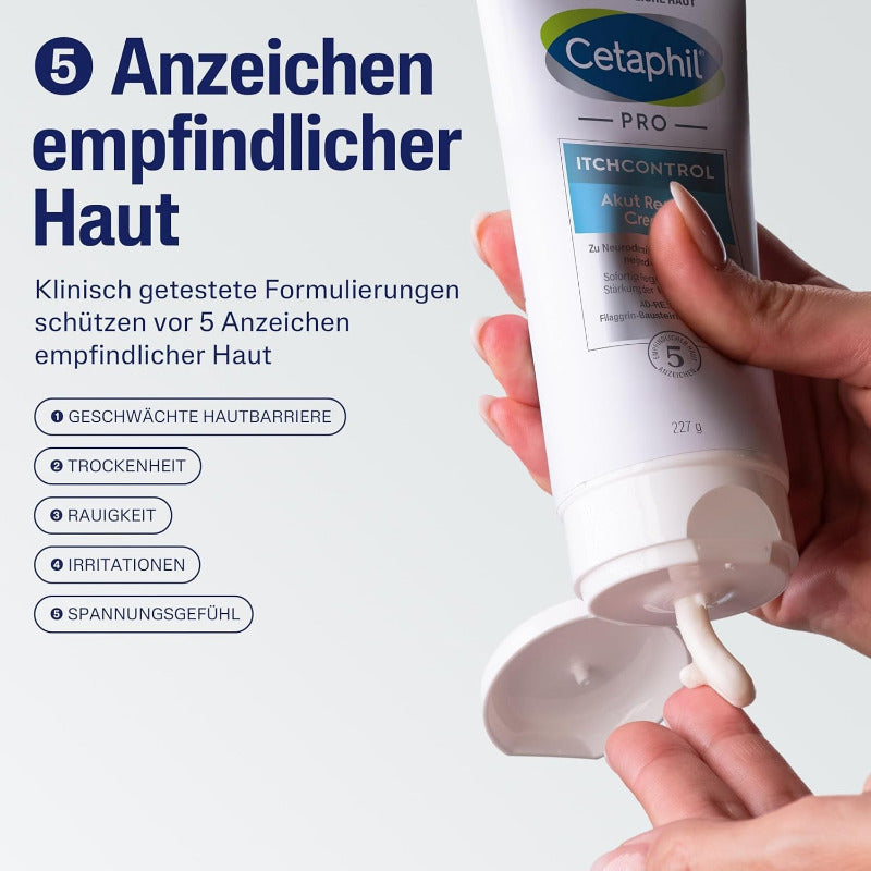 CETAPHIL PRO ItchControl Akut Repair Creme – 227g | Advanced Care for Eczema & Atopic Skin