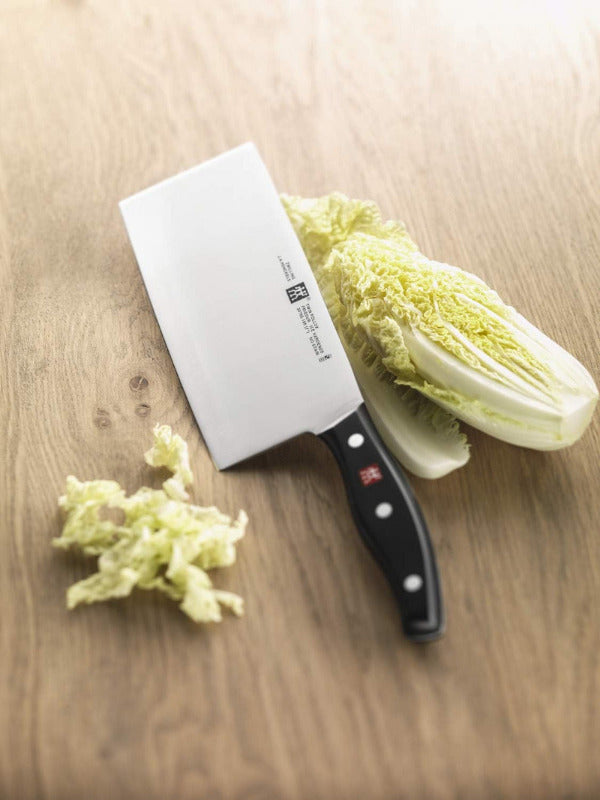 ZWILLING Twin Pollux Chinese Chef’s Knife – 18.5 cm Blade | Stainless Steel, Triple-Rivet Handle