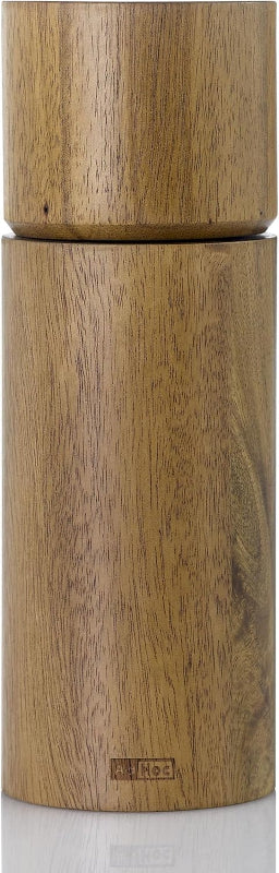 ADHOC MP74 ACACIA Small Pepper or Salt Mill – Ceramic Grinder, Acacia Wood