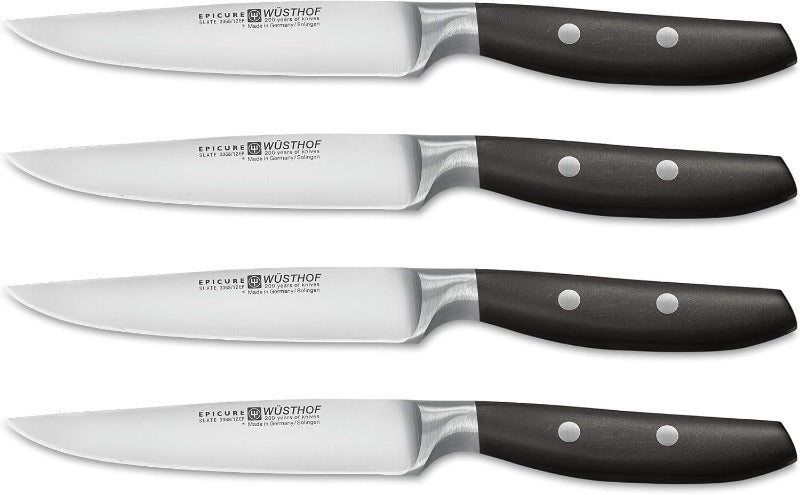 WÜSTHOF Epicure Slate Steakmessersatz Mit 4 Messern