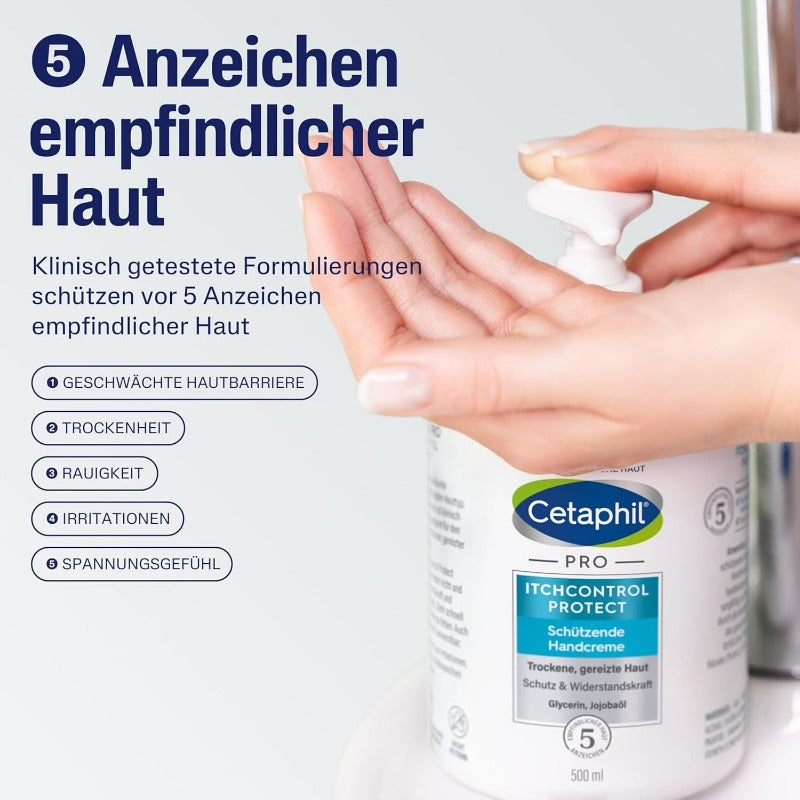 Cetaphil PRO ItchControl Protect Hand Cream – 500ml