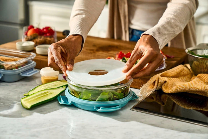 ZWILLING Lunchtime Lunchbox with Ice Pack – 1L, Round, Leakproof, Green