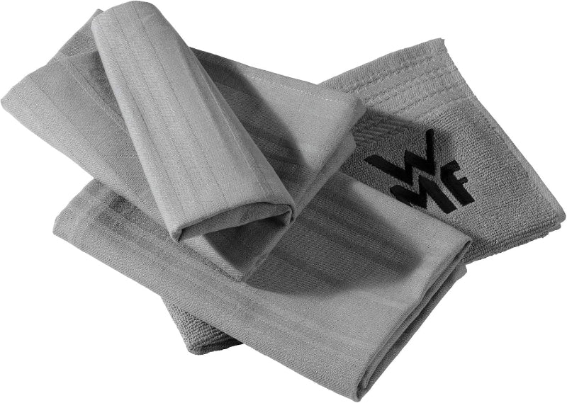 WMF Kitchen Towel Set – 3-Pieces 100% Cotton Dish Towels & Hand Towel