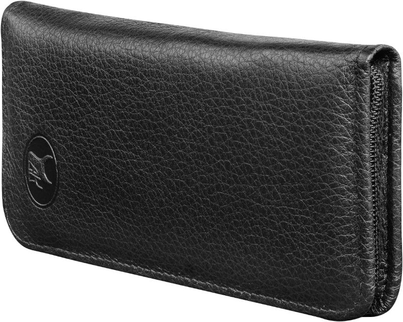 ZWILLING Premium Manicure Set – 5-Piece, Yak Leather Case with Zipper, Black