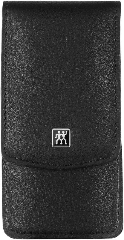 ZWILLING 3-Piece Manicure & Pedicure Set – Stainless Steel, Leather Case, Black