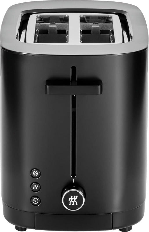 ZWILLING ENFINIGY Long Slot Toaster – Black | 3 Programs, 7 Browning Levels, Roll Rack