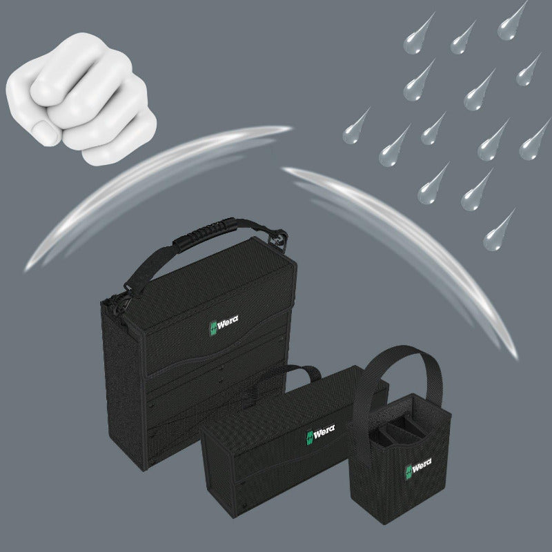 WERA 2Go 4 Tool Quiver – 165 × 105 mm Compact Tool Caddy (05004353001)