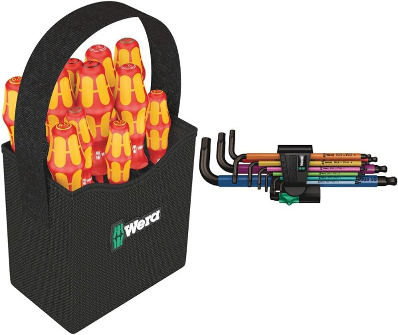 WERA 2Go 4 Tool Quiver – 165 × 105 mm Compact Tool Caddy (05004353001)