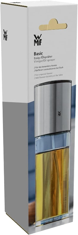 WMF Basic Vinegar & Oil Sprayer 125 ml Glass Spray Bottle with Brushed Stainless Steel