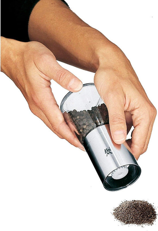 WMF De Luxe Salt and Pepper Mill Set – 3-Pieces Ceramic Grinding Mechanism