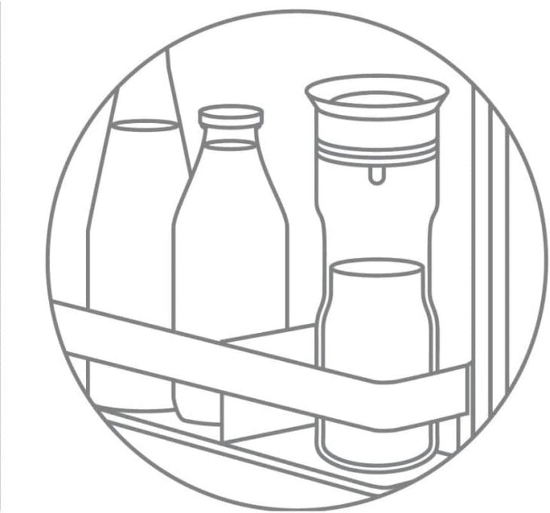 WMF Motion Water Carafe – 1.25L Glass Carafe with Silicone Lid 