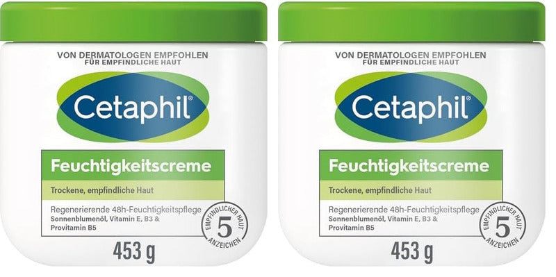 CETAPHIL Moisturizing Cream 453g – Intense 48H Hydration for Dry & Sensitive Skin