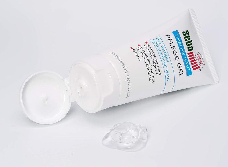 Sebamed Unreine Haut Pflege-Gel, Glättet Die Haut Mit Hyaluron Complex, Beruhigt Und Pflegt Die Unreine Und Fettige Haut, Inhalt 50 Ml (1Er Pack)