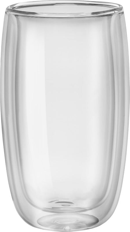 ZWILLING Sorrento Doppelwandige Kaffee-Gläser, 2X200 Ml, Borosilikatglas, Thermogläser, Hitzebeständig, 2-Tlg