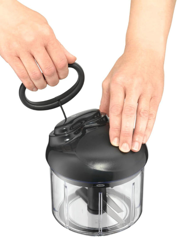WMF Gourmet Manual Vegetable Chopper – 900ml Pull-Cord Food Processor