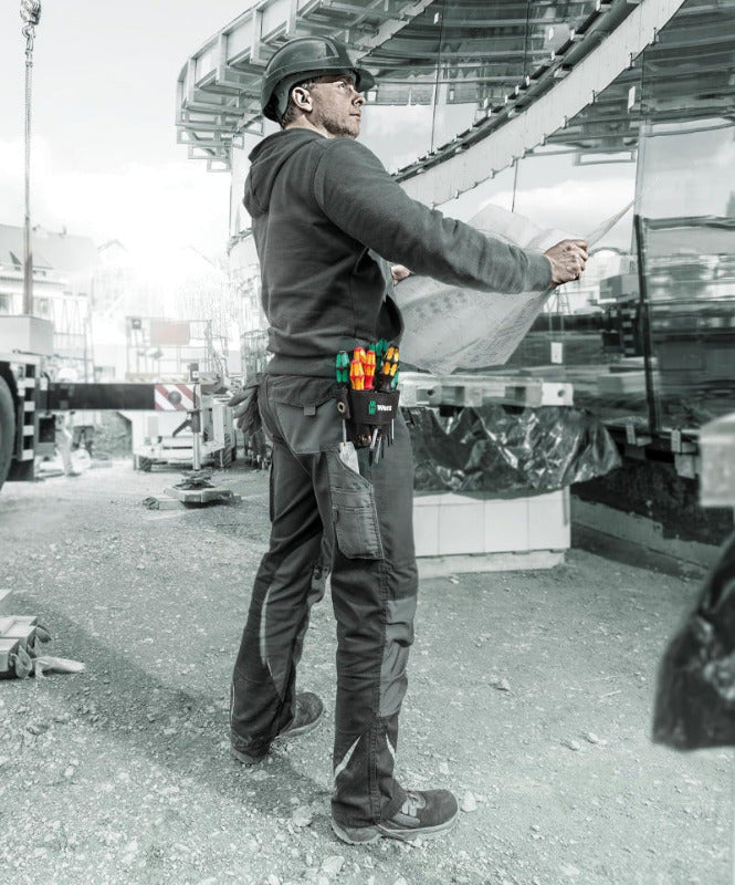 WERA 9620 Belt Holster Set 1 – 10‑Piece Screwdriver Kit in Belt Pouch (05136032001)