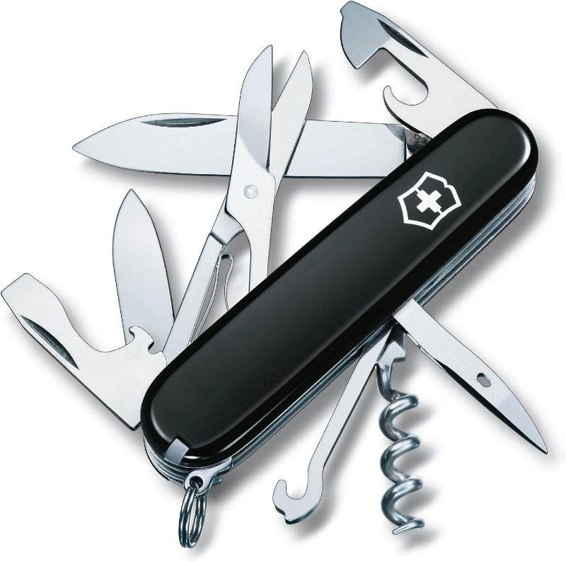 Victorinox Climber Swiss Army Knife – 14-in-1 Multitool Pocket Knife
