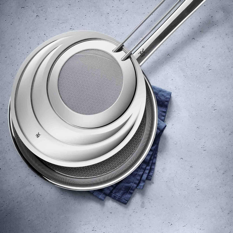 WMF Profi Plus Splatter Guard for Pans Ø 20–28 cm with Foldable Handle