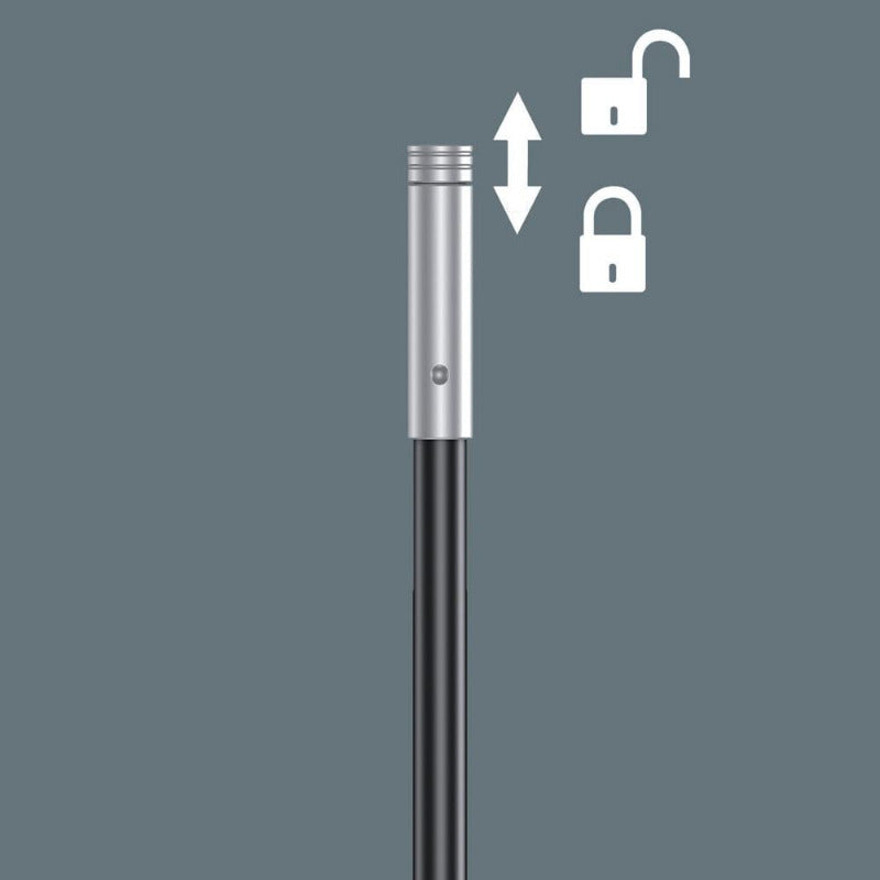 WERA 393 S Extra-Slim Flexible Bit Holder – ¼″ × 173.5 mm (05028161001)