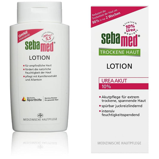 SEBAMED Lotion 400ml + Urea Akut 200ml for Sensitive & Dry Skin