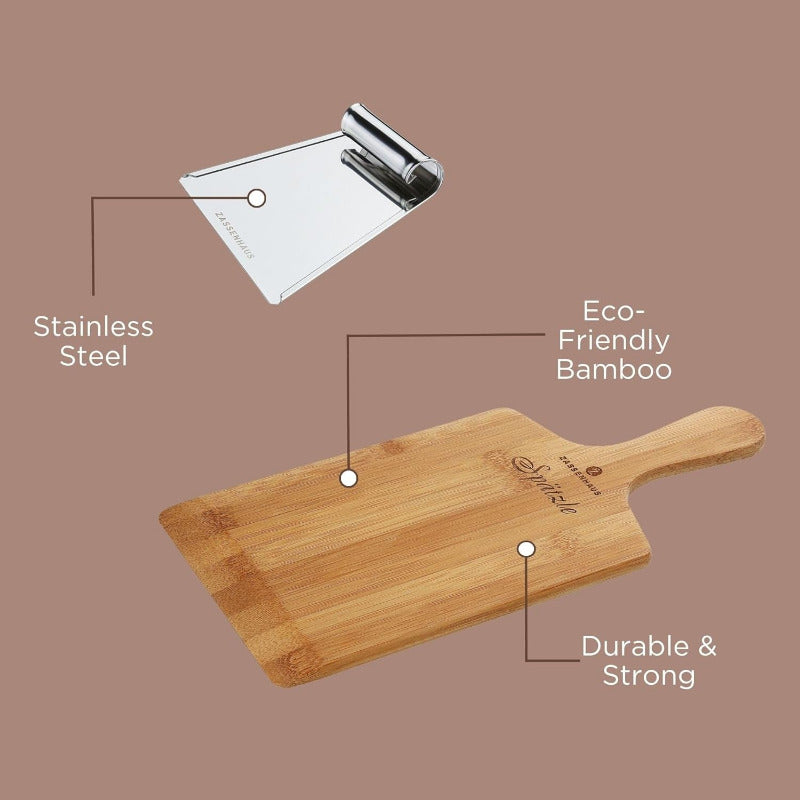 ZASSENHAUS Eco Line Spätzle Board – Bamboo | 16 x 34 x 0.9 cm (Model KP0000054231)