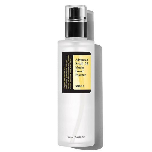 COSRX Fortschrittliche Schnecken-Muzin-96-Power-Essenz 100 Ml Fl. Oz | Schneckensekret-Filtrat 96 % | Hautreparaturserum | CPNP, Koreanische Hautpflege, Ohne Tierquälerei, Ohne Parabene, Ohne Alkohol