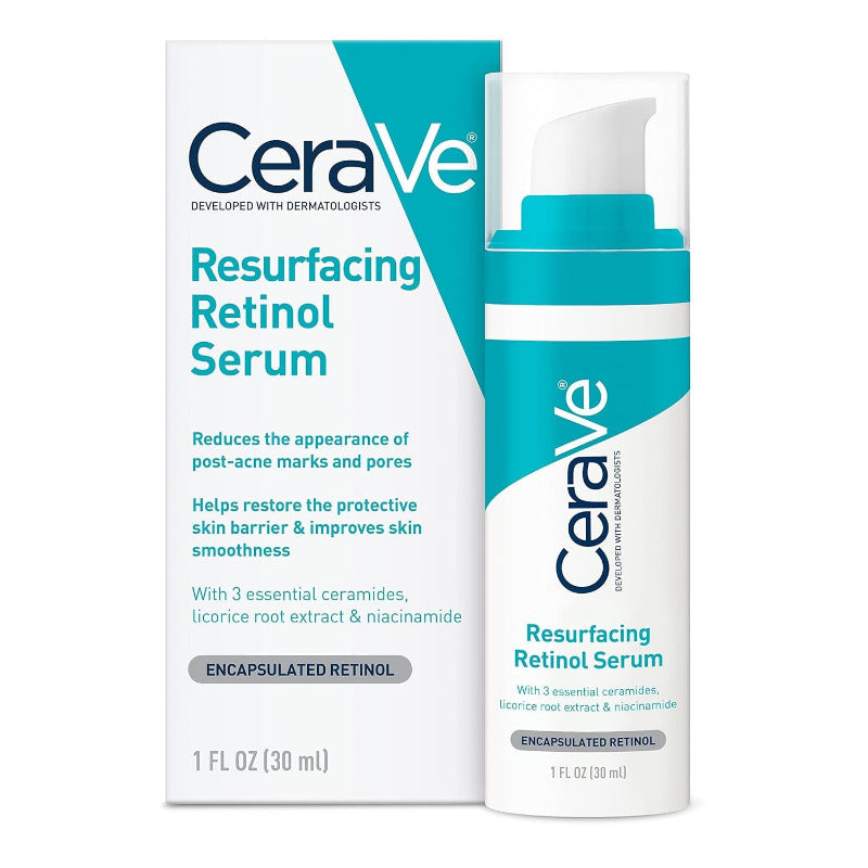 CERAVE Resurfacing Retinol Serum 30ml – Reveal Smoother, Clearer Skin