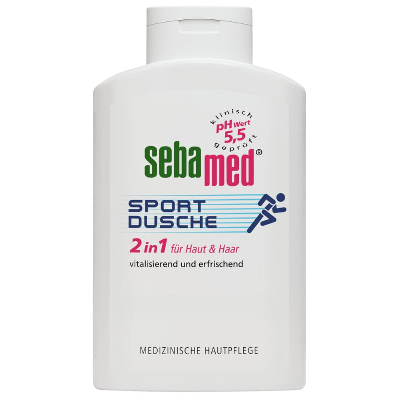 SEBAMED Sport Shower Gel & Shampoo 2 in 1 – 400ml for Active Lifestyles